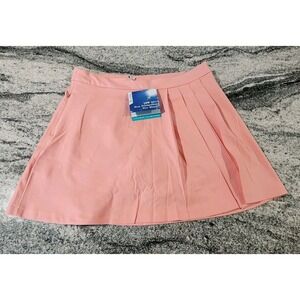 COOLIBAR GOLF SKORT WOMENS‎ SIZE 14 PINK PLEATED SHORTS SKIRT NEW WITH TAGS HIGH